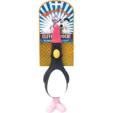 Wallace Gromit Feathers Mcgraw Penguin Dog Toy Kennelgate