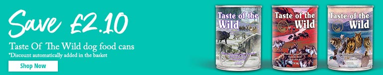 Taste Of The Wild Wet Food Promotion Banner
