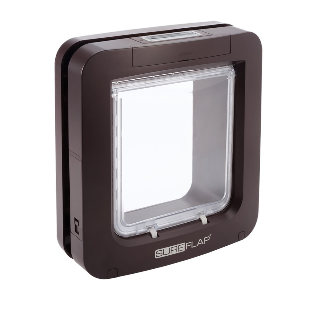 SureFlap Brown Microchip Cat & Dog Flap Pet Door Large Kennelgate
