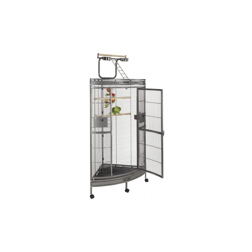 Liberta Discovery Large Parrot Bird Cage with Play Gym Kennelgate