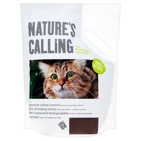 Natures Calling Walnut Shell 100% Biodegradable Clumping ...