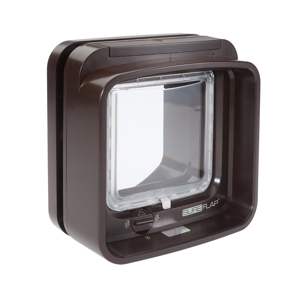 SureFlap Brown DualScan Microchip Cat Flap Kennelgate