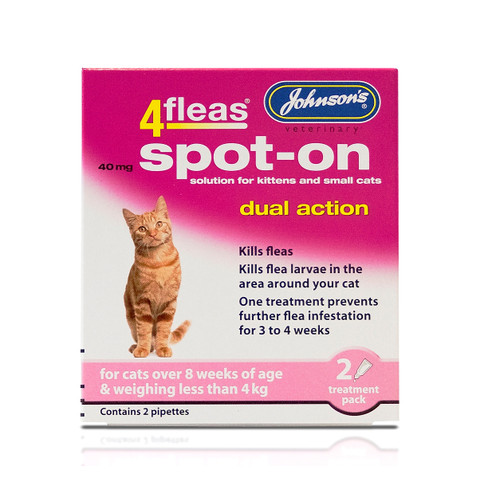 flea treatment for kittens under 8 weeks