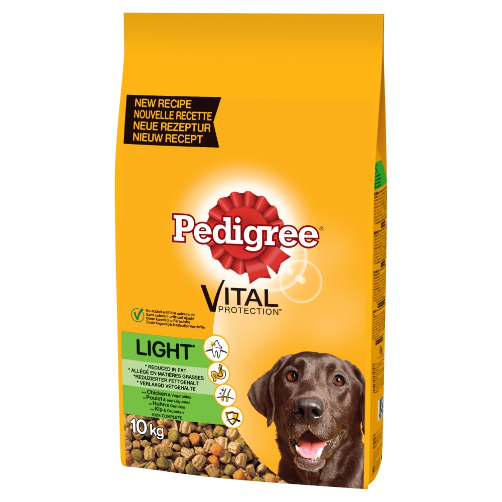 Pedigree Dry Light Dog Food with Chicken and Vegetables 10kg Kennelgate