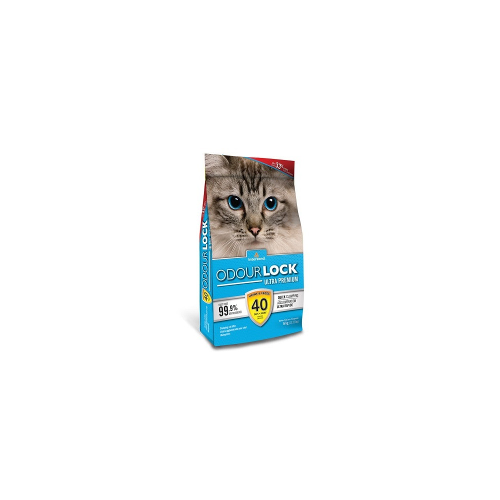 Intersand Odourlock Clumping Cat Litter 12kg Kennelgate