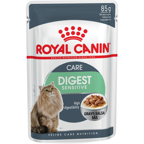 Royal Canin Digest Sensitive Cat Food in Gravy Pouches 12 ...