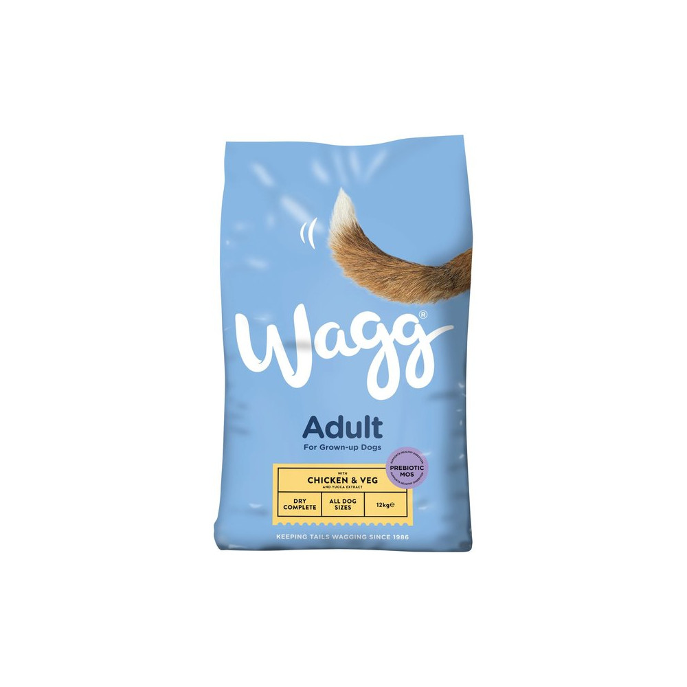 Wagg Complete Dry Dog Food Chicken & Vegetable 12kg Kennelgate