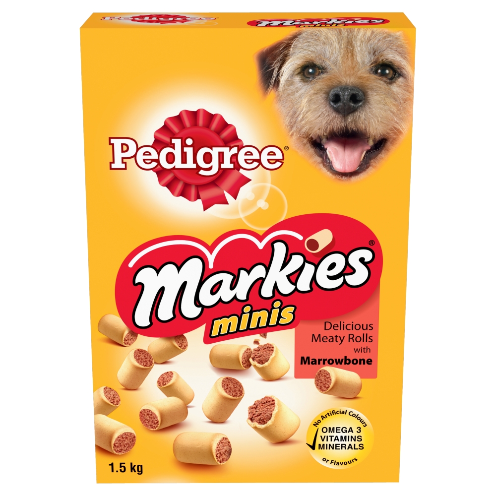 (D) Pedigree Mini Markies Dog Biscuits 1.5kg Kennelgate