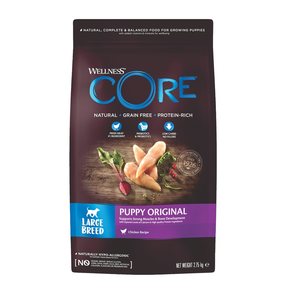 Wellness CORE Large Breed Puppy Chicken Grain Free Dry Dog Food 2.75kg