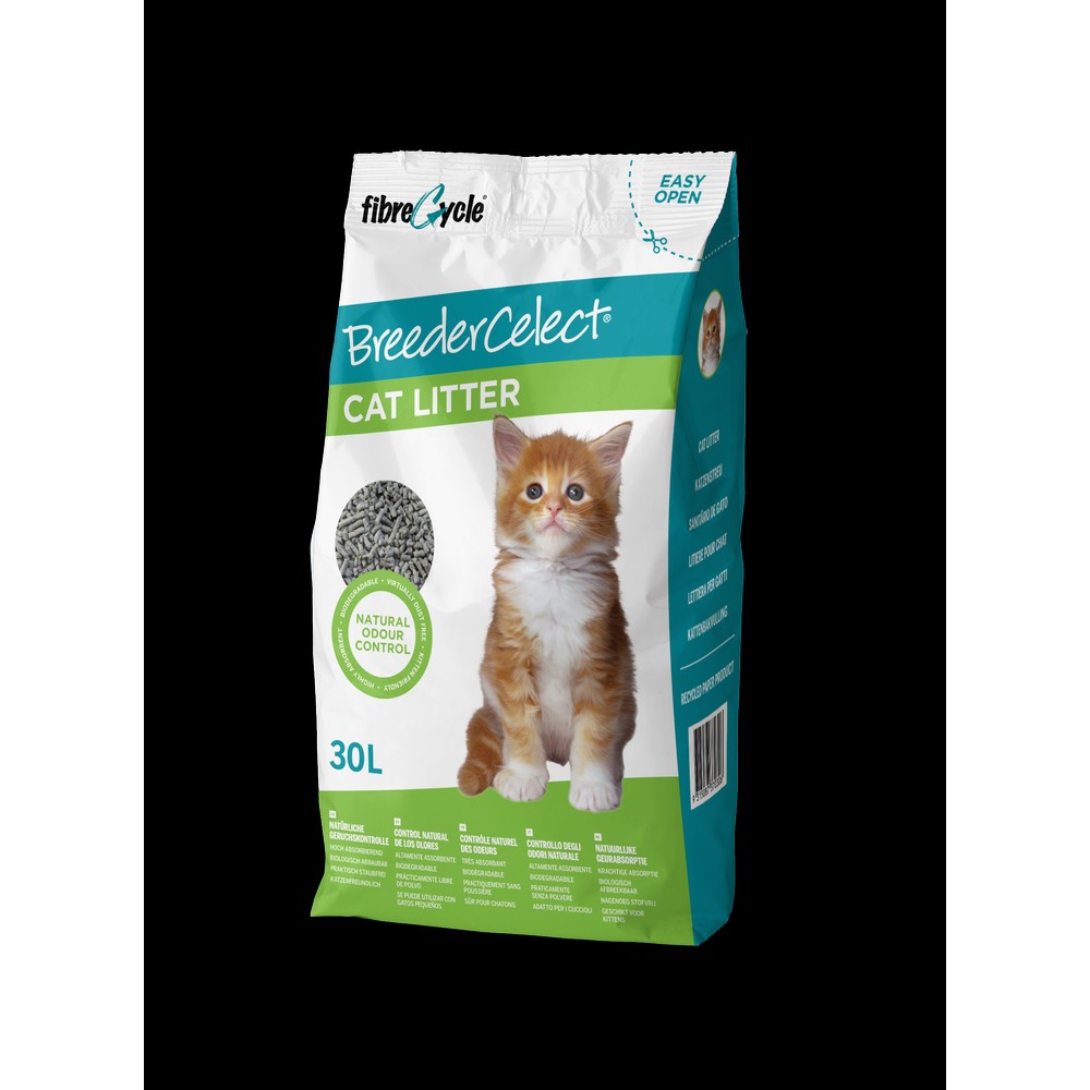 Breeder Celect Non Clumping Cat Litter 10 Litre to 30 Litre Kennelgate